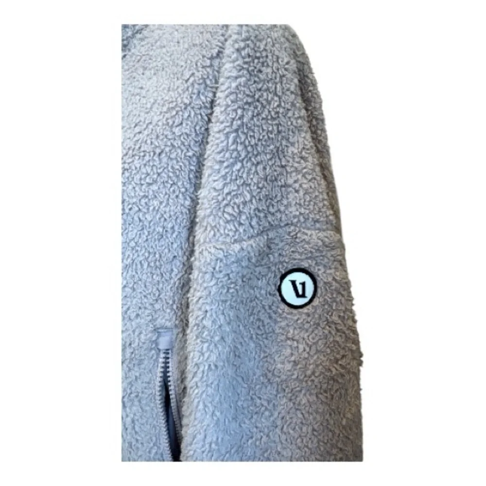 VUORI Women's Blush Pink Umber Cozy Sherpa Jacket Full Zip Teddy Size L - Picture 6 of 9